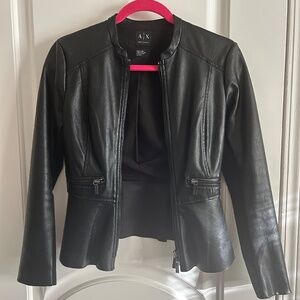 Armani Exchange | Faux Leather Jacket